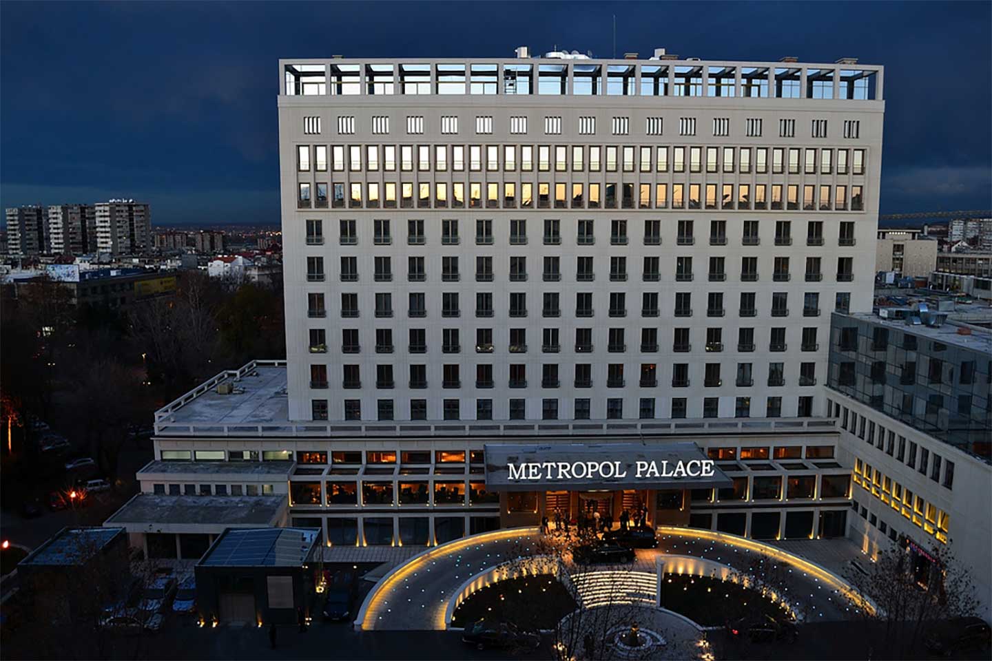 Structural upgrading of Hotel Metropole Palace in Belgrade